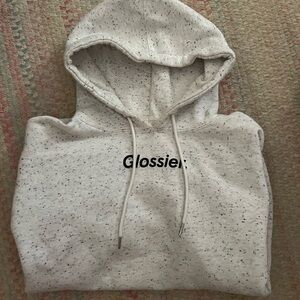 Glossier White Speckled Hoodie